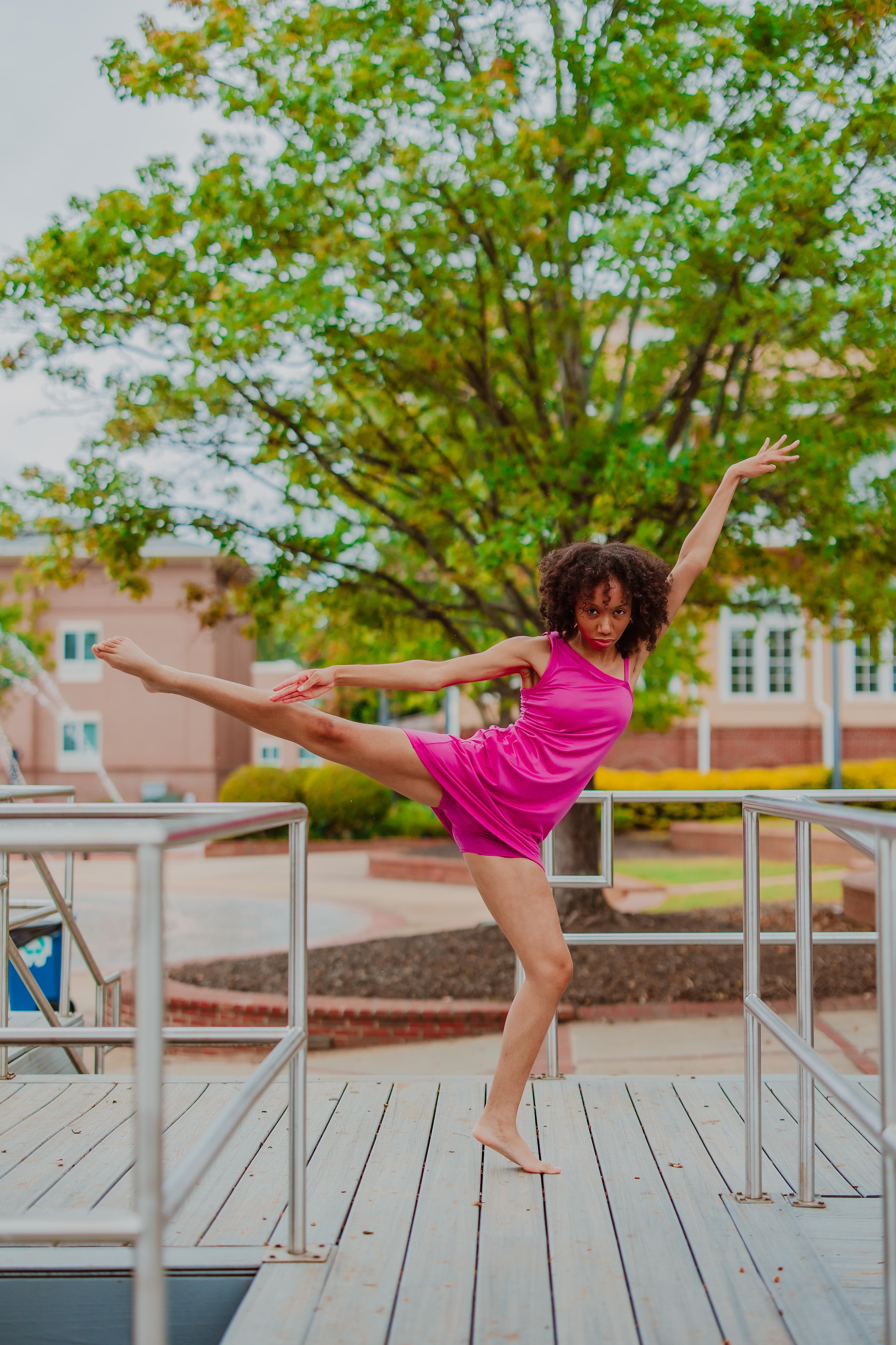 Jaylah performing dance pose